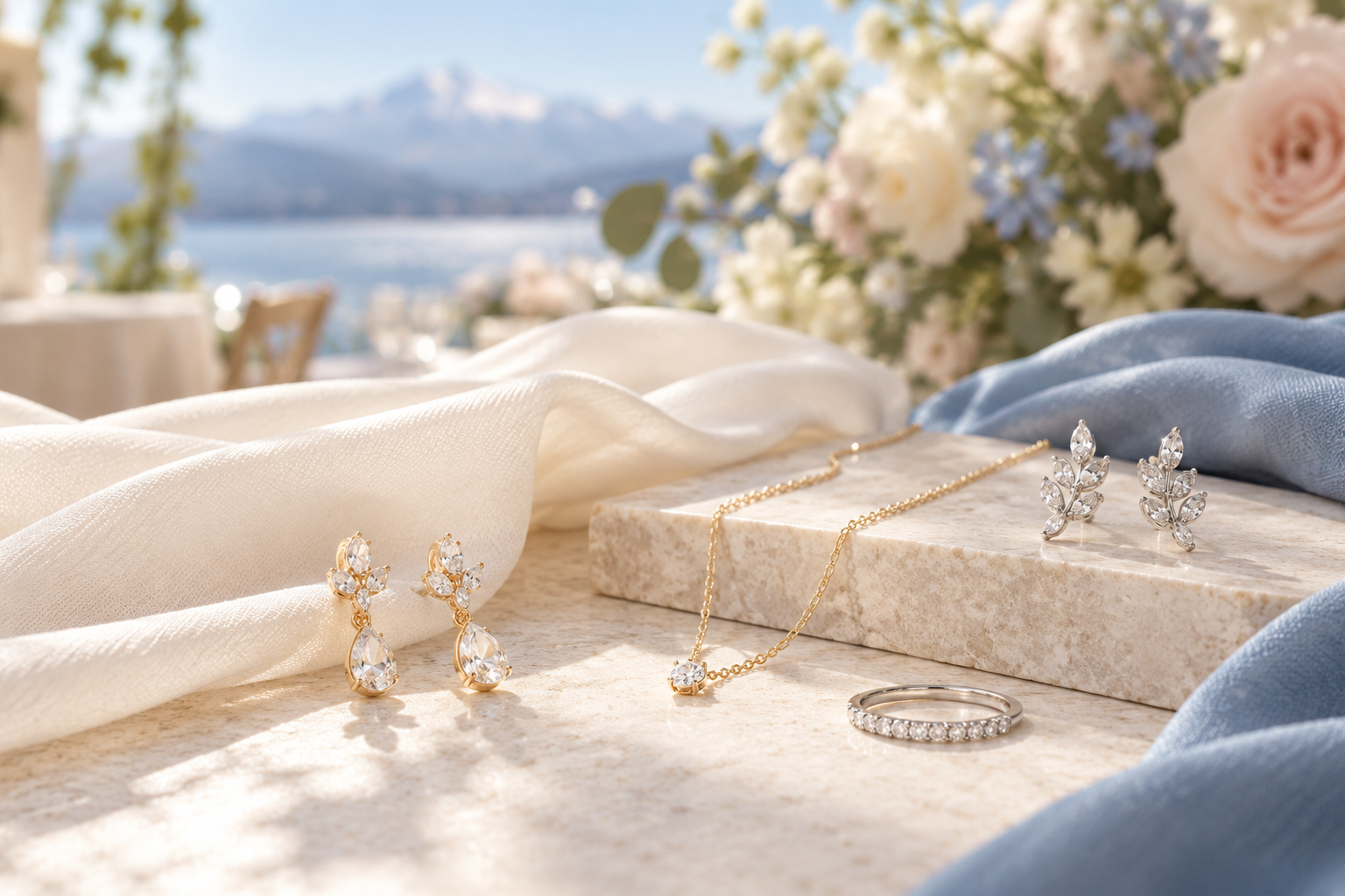 Qué joyas usar en una boda: guía para invitadas de día y de noche