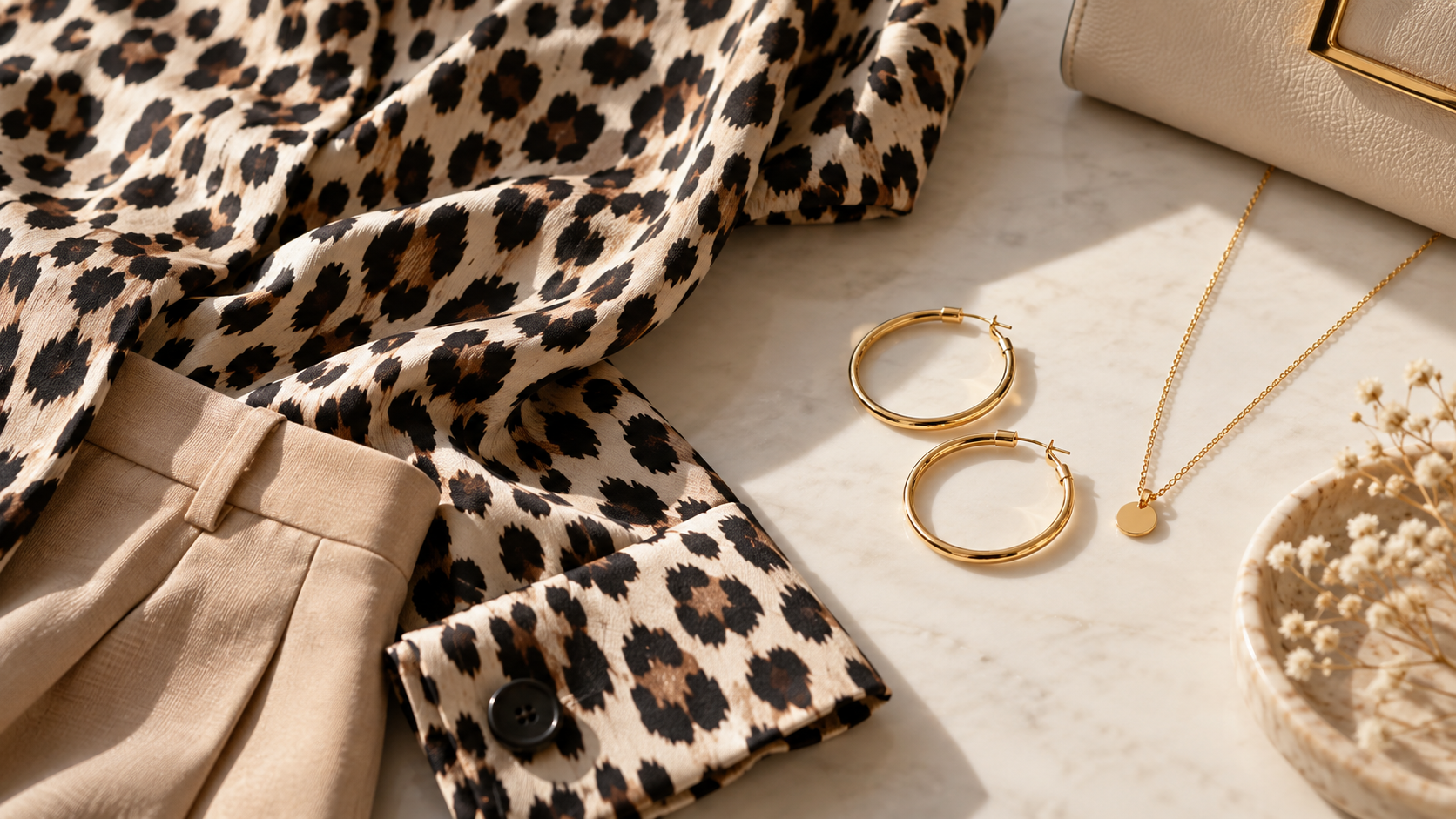 Cómo combinar joyas con estampado animal sin recargar el look