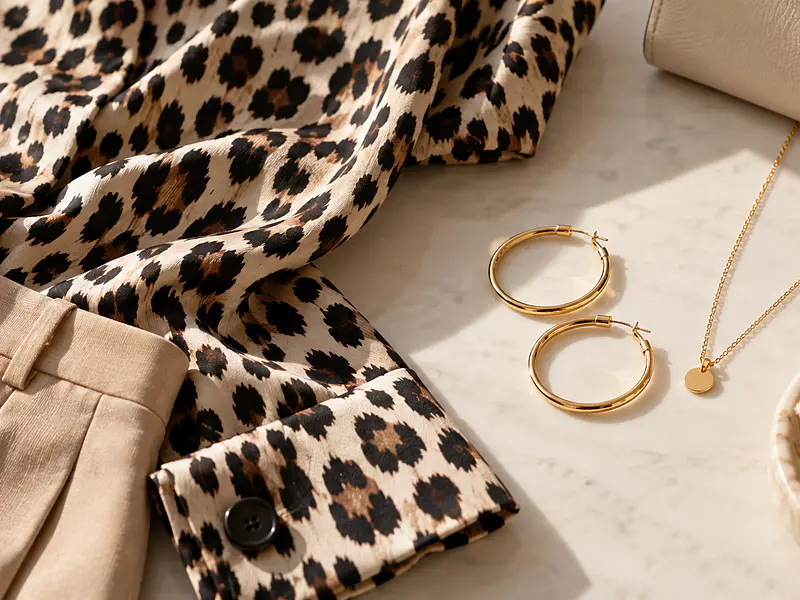 Cómo combinar joyas con estampado animal sin recargar el look
