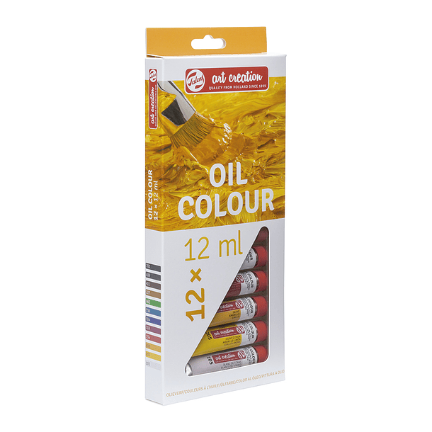 Set pintura óleo Art Creation 12 colores 12ml. 