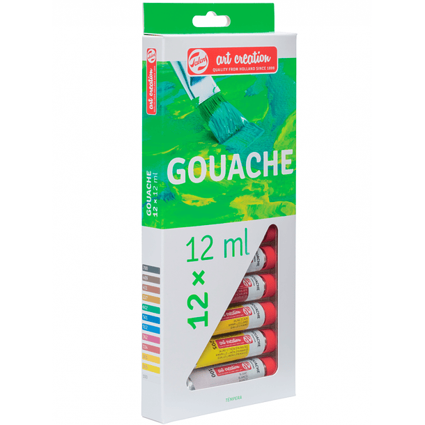 Set pintura Gouache Art Creation 12 colores 12 ml. 