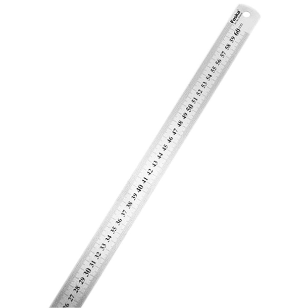 Regla Metalica 60 cm Fosca 