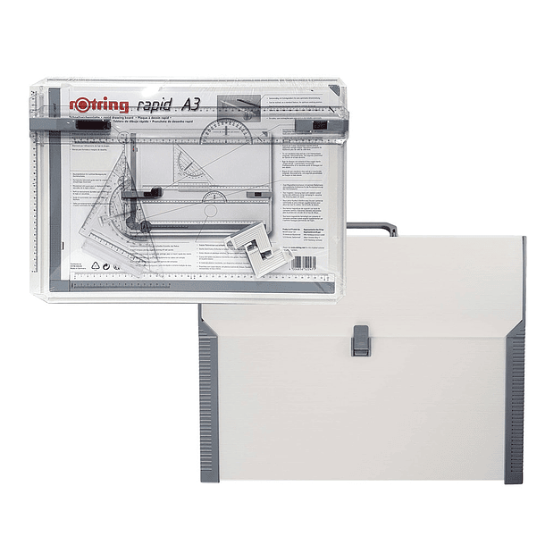 Tablero de Dibujo Rotring Rapid A3 con Maleta College Case 