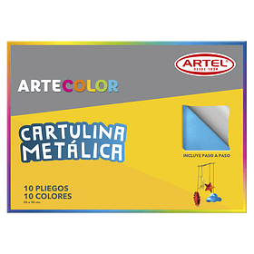 Artecolor Cartulina Metálica 10hjs