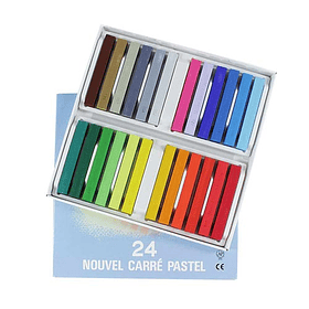 Pastel Seco Nouvel Carre, set 24 barras de colores tipo B