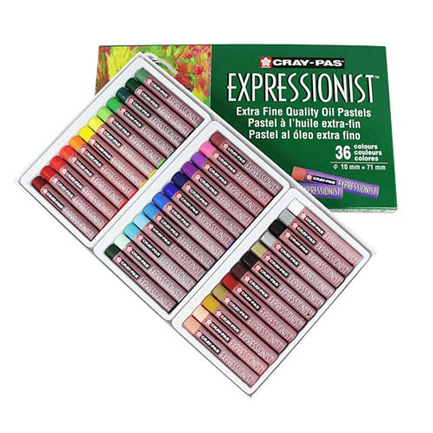 Pastel Graso Cray-Pas Expressionist, set 36 colores 