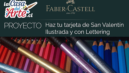 Haz tu tarjeta de San Valentín ilustrada y con lettering 