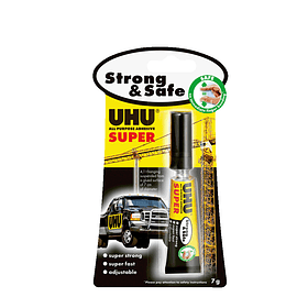 Adhesivo Multiusos  Super UHU Strong & Safe