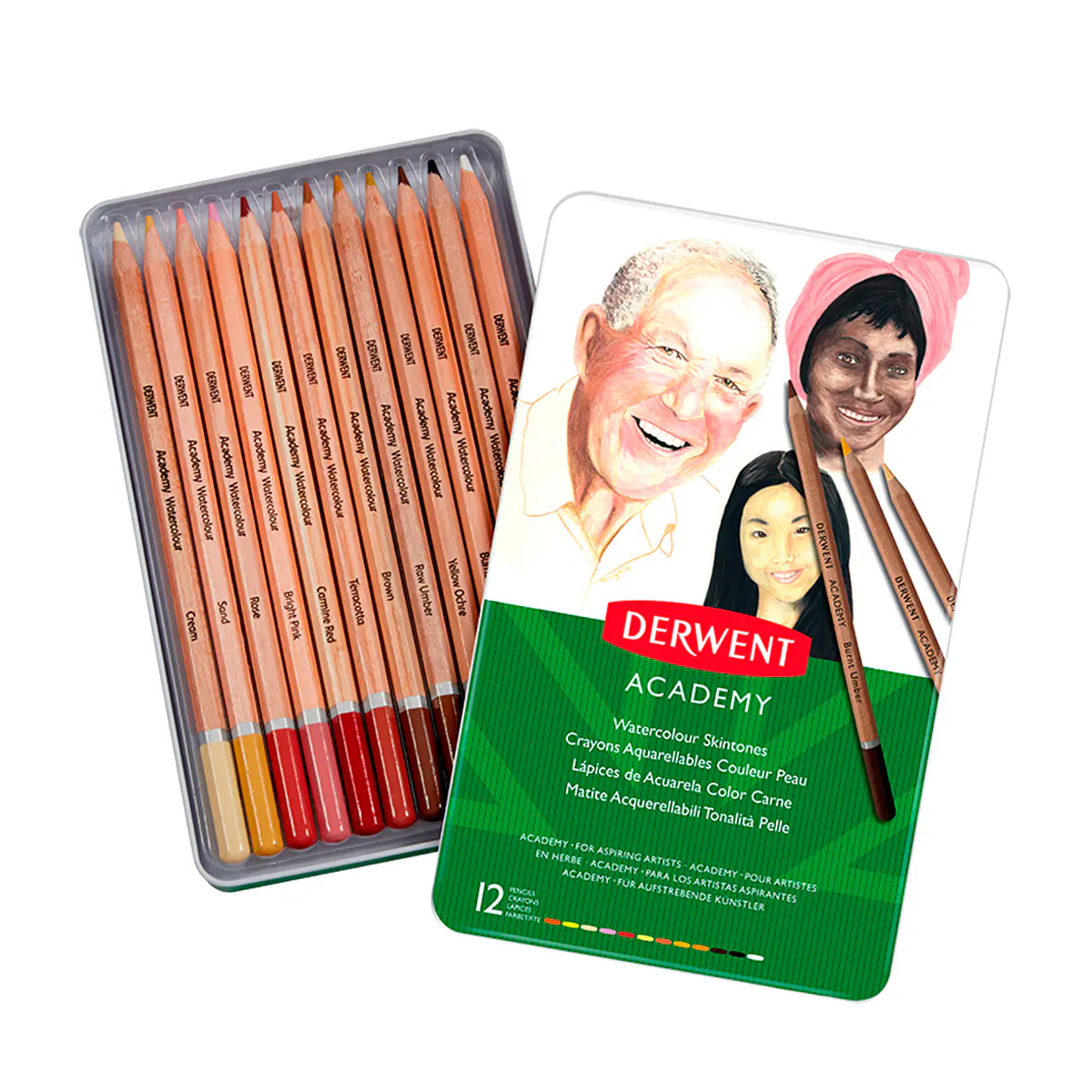 Colores Derwent Inktense Acuarelable C/36 | Meses Sin Interés