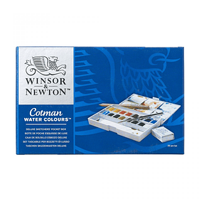 Set acuarela en pastilla Cotman Deluxe Sketchers
