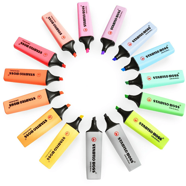 Set 15 Stabilo Boss Pastel 3