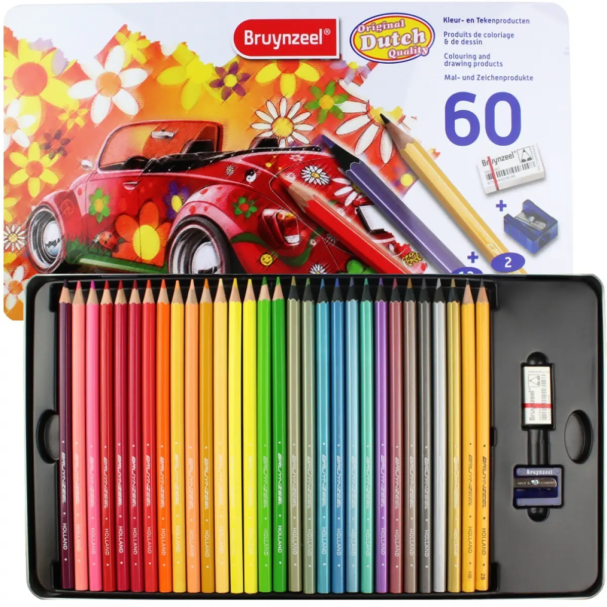 ジョルジュ6本、リリヤル3本、アルビーソン3本 クール便 Lápices de Colores con 60 productos Bruynzeel | La Casa del Arte