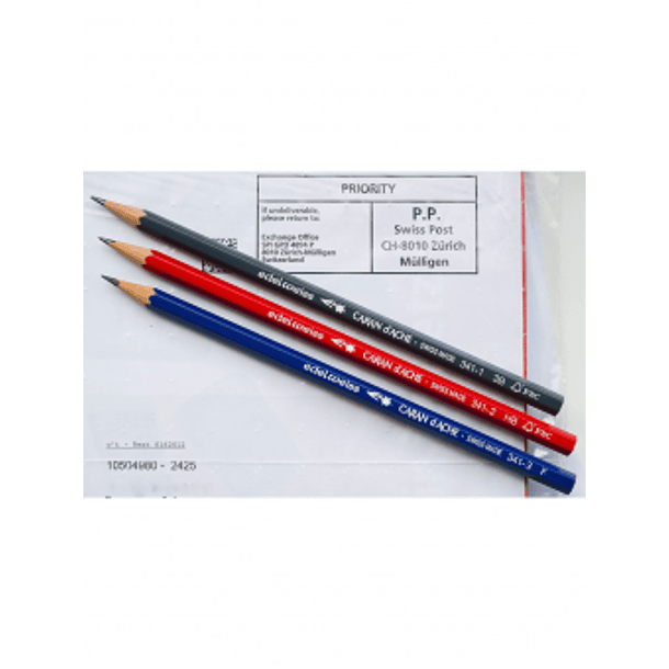 Lápices Grafito Caran D Ache Edelweiss Set 3B 2