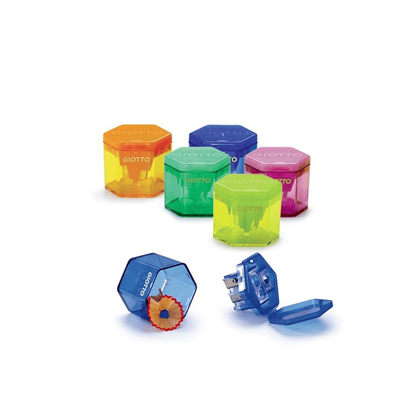 Sacapuntas Giotto Universal de 3 Agujeros 