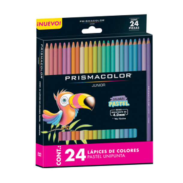 Lápices de Colores Prismacolor Junior Set 24 Pasteles 1