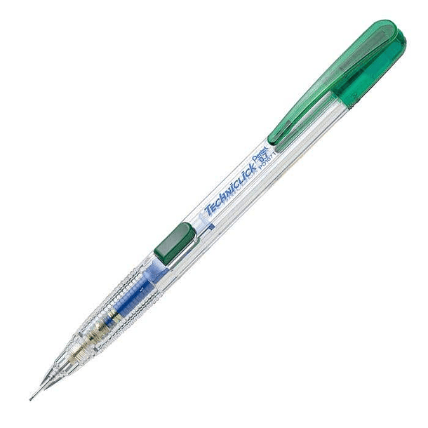 Portaminas Techniclick 0,7mm. Verde Pentel 