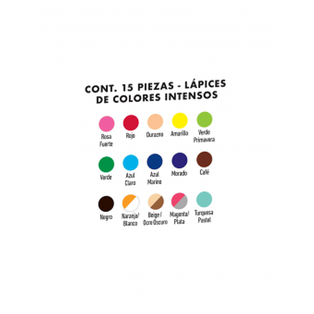 Lápices de Colores Prismacolor Junior Set 15 Piezas 2