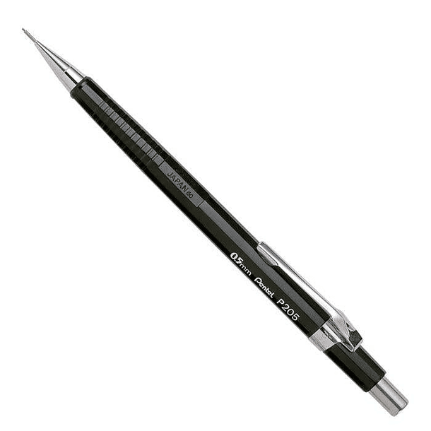 Portamina Técnico 0.5mm. Negro Pentel 