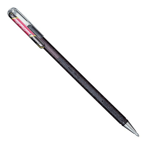 Bolígrafo Hybrid Duo Negro Metálico Rojo Pentel 