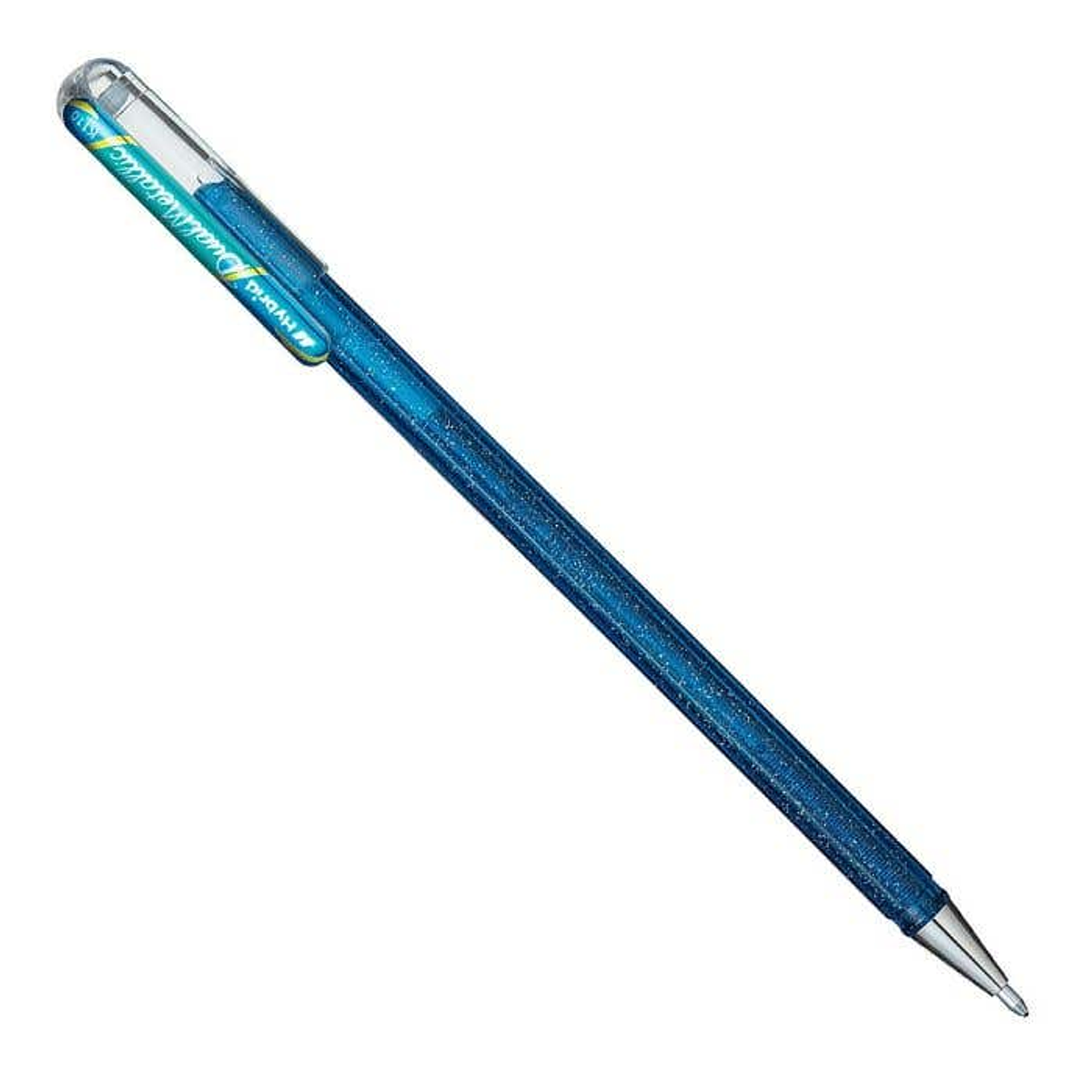 Bolígrafo Hybrid Duo Azul Metálico Verde Pentel | La Casa del Arte