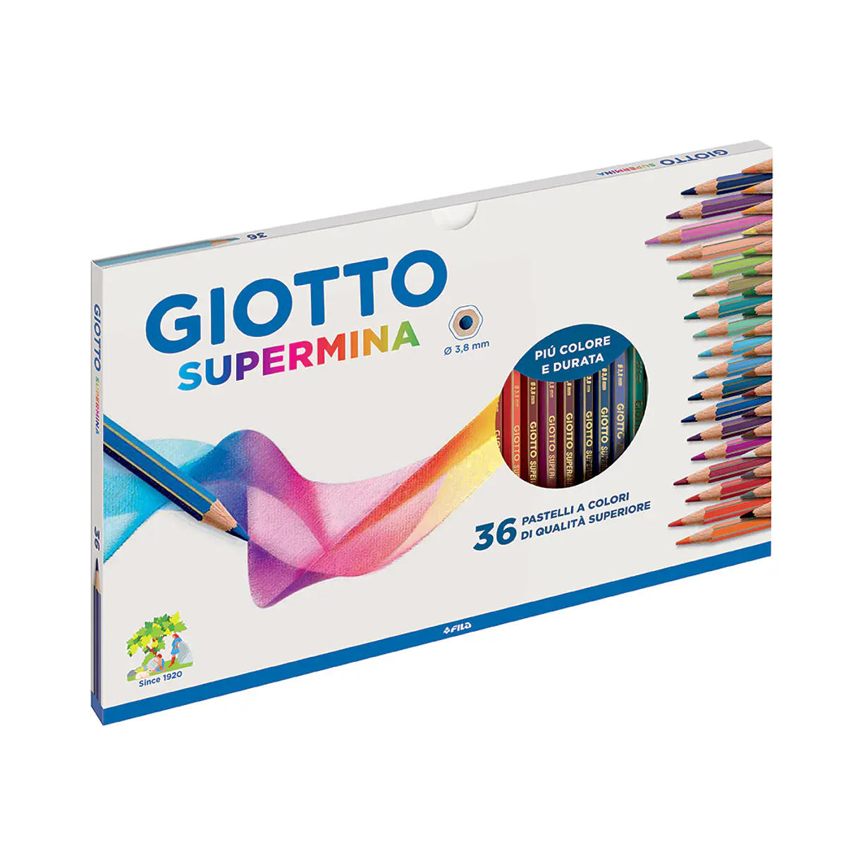 Lápiz Giotto Supermina x 36 colores | La Casa del Arte