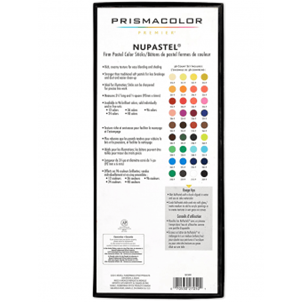 Barras Pastel Seco Nupastel Prismacolor Premier Set 36 3