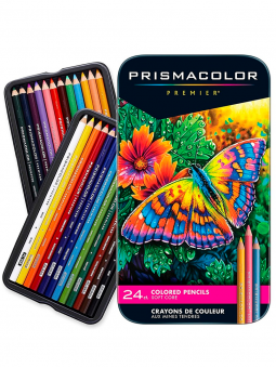 Lápices de Colores Prismacolor Borrables Col-Erase 24 Colores