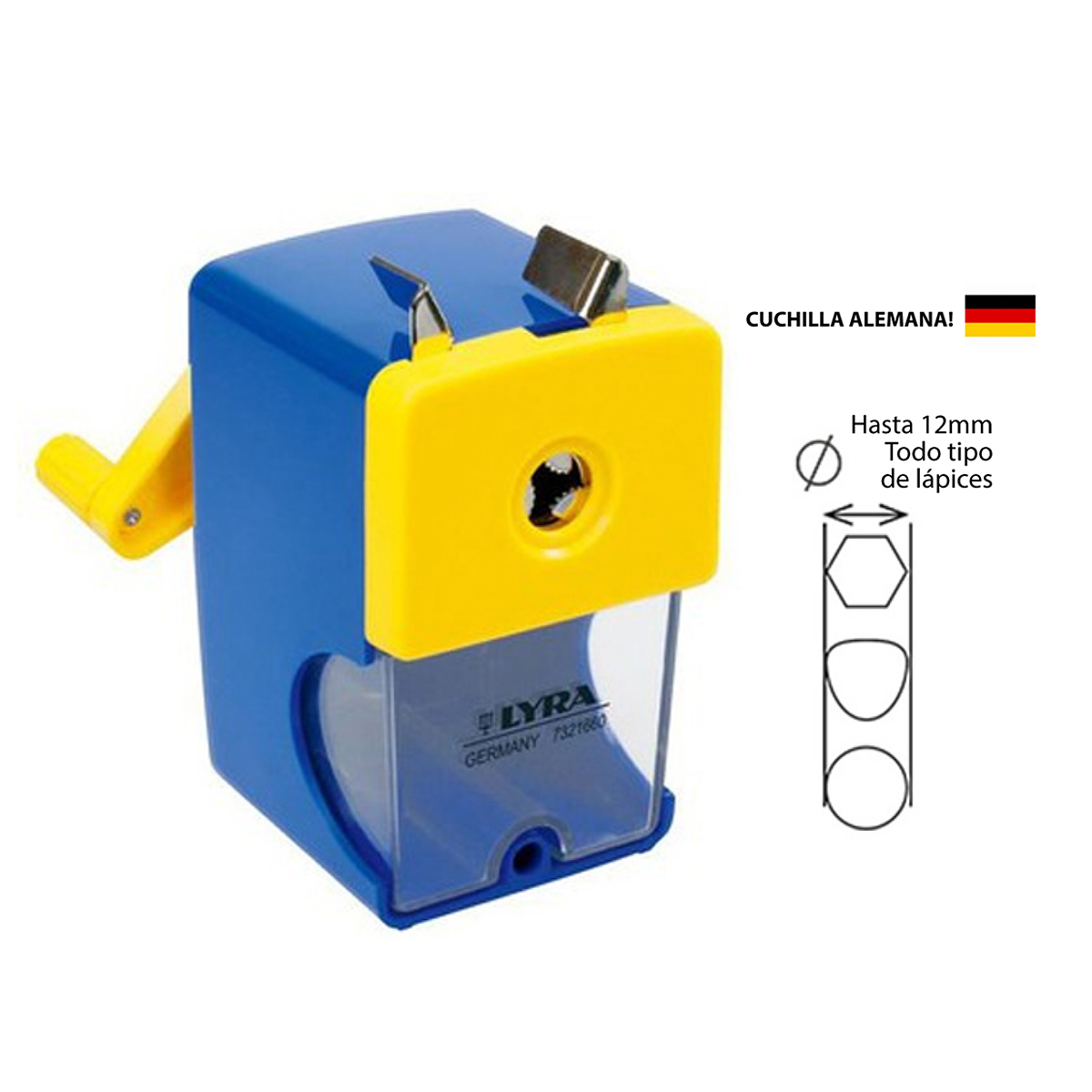 Sacapuntas Lyra Sobre Mesa Manual La Casa del Arte