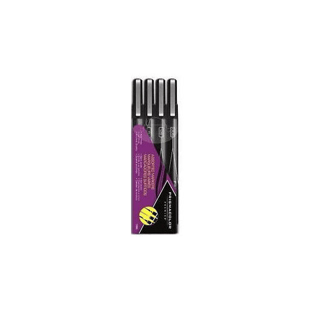 Tiralíneas y Marcador Prismacolor Premier Set 4 Negros 