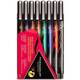 Marcadores Prismacolor Premier Punta Pincel Set 8 Colores