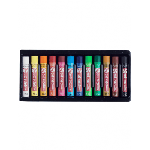 Barras Pasteles al Óleo Solubles al Agua Art Creation 12 Colores 2