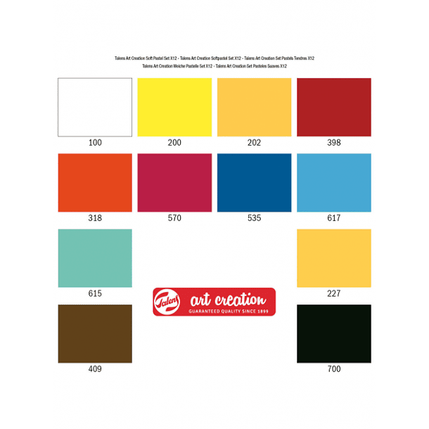 Barras Pasteles Secos Art Creation 12 Colores 3