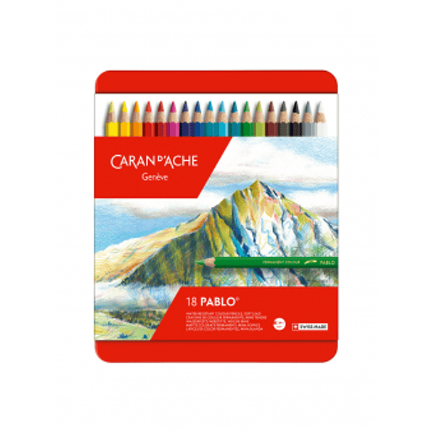 Lápices de Colores Pablo Caran D Ache Set 18 1