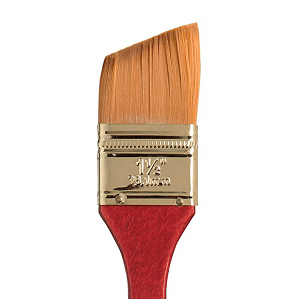 Brocha Acuarela Heritage Princeton Sintético - Angular N° 1-1/2'' (Angle Flat Wash) 