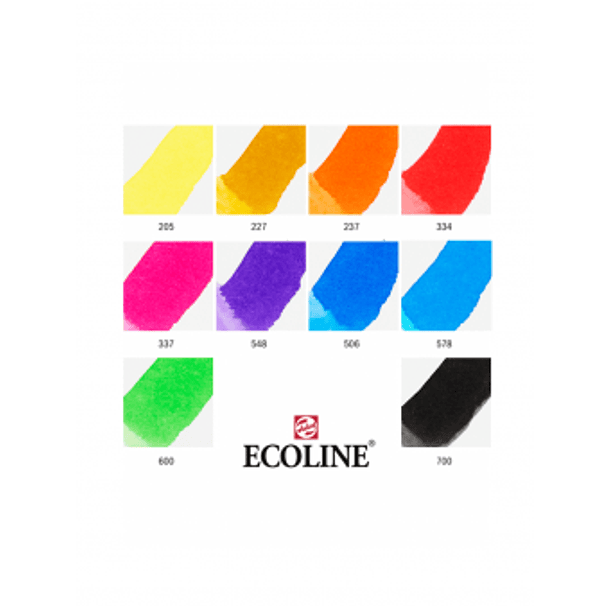 Marcadores Acuarela Ecoline Set 10 4