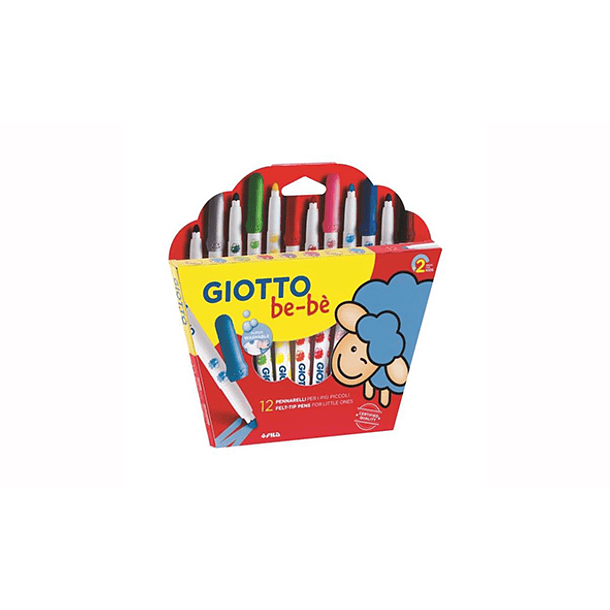 Marcadores Giotto Bebé x 12 Colores 1