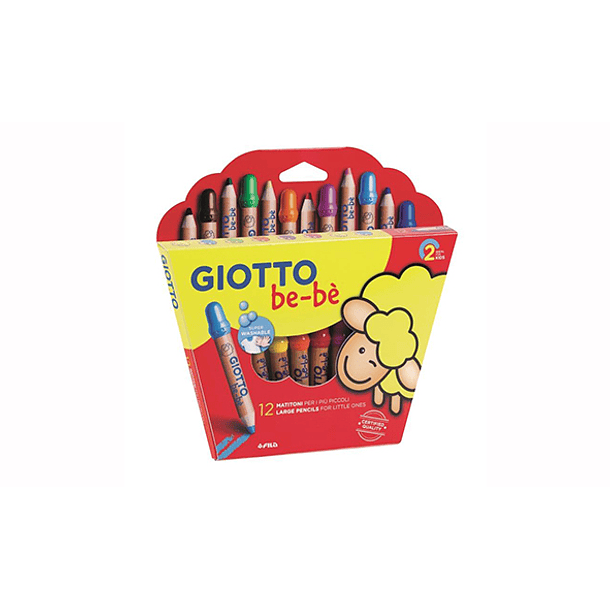 Lápiz Giotto Bebé x 12 Colores  1