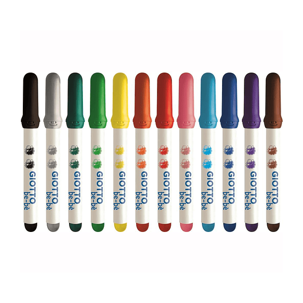 Marcadores Giotto Bebé x 6 Colores  2