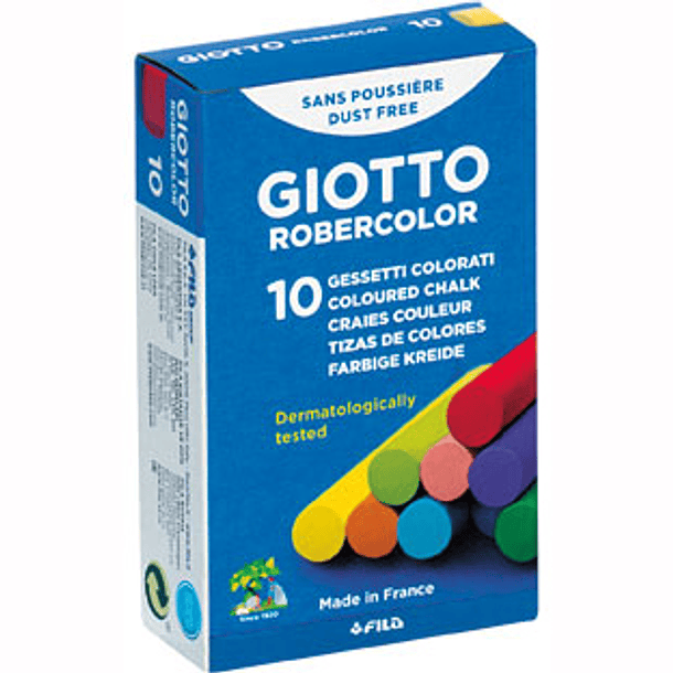 Tiza Giotto Robercolor Color x 10 Un. 1