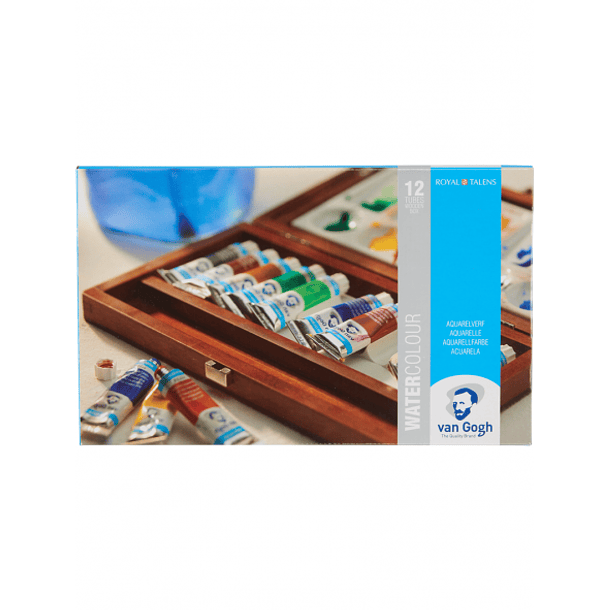 Acuarela en Tubos Van Gogh Set 12 Caja Madera 1