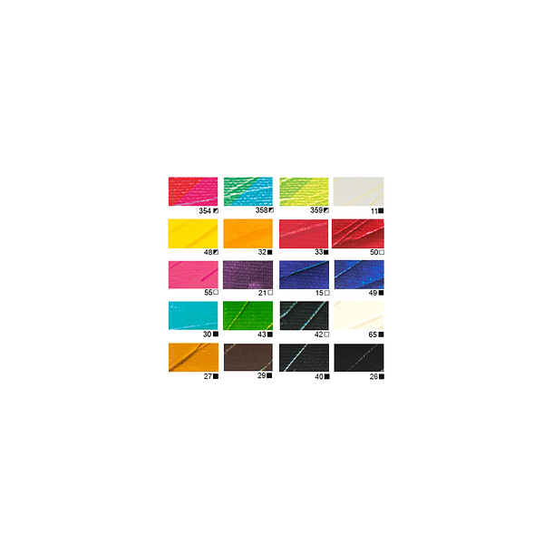 Set pintura acrílica Pebeo 20 colores 20ml. 3