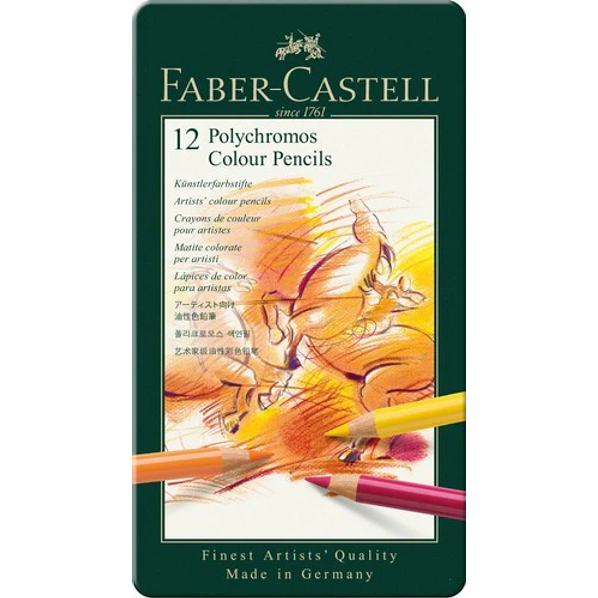 Faber-Castell Polychromos (Lápices de Colores) - Set de 60 - Dibujo &  Escritura