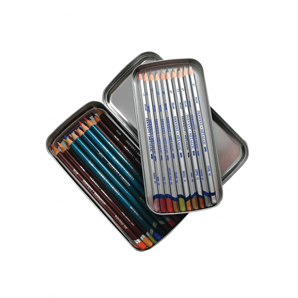 Estuche Metálico para Lápices con Separación Derwent 2