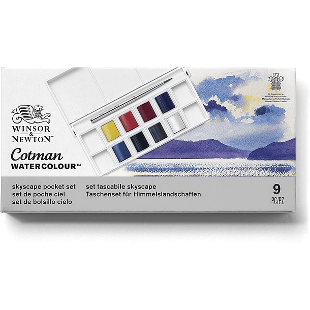 Set Acuarela de bolsillo Cotman Winsor & Newton - Cielo  1