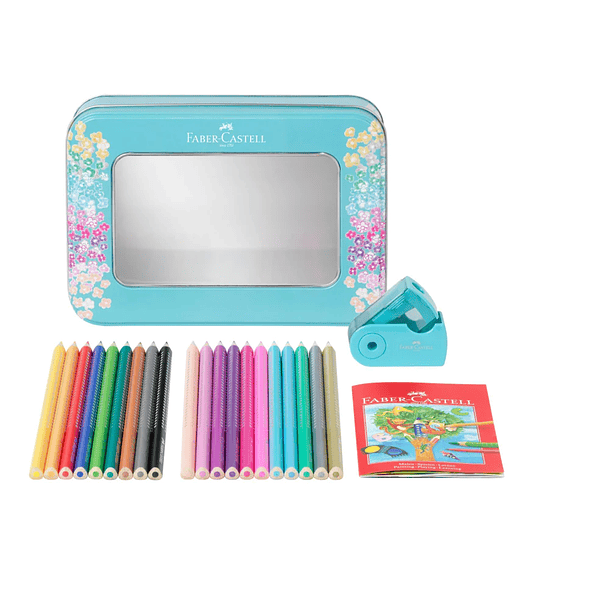 Lápiz de colores Sparkle estuche de metal 21 piezas 1