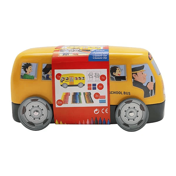 Marcadores Connector Bus Escolar lata x20 1