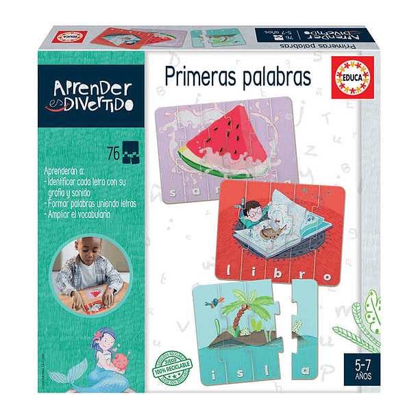 Aprender Divertido Primeras Palabras (5-7 años) 