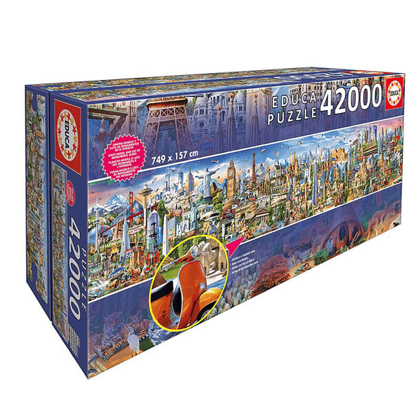 Puzzle 42000 piezas La Vuelta al Mundo 