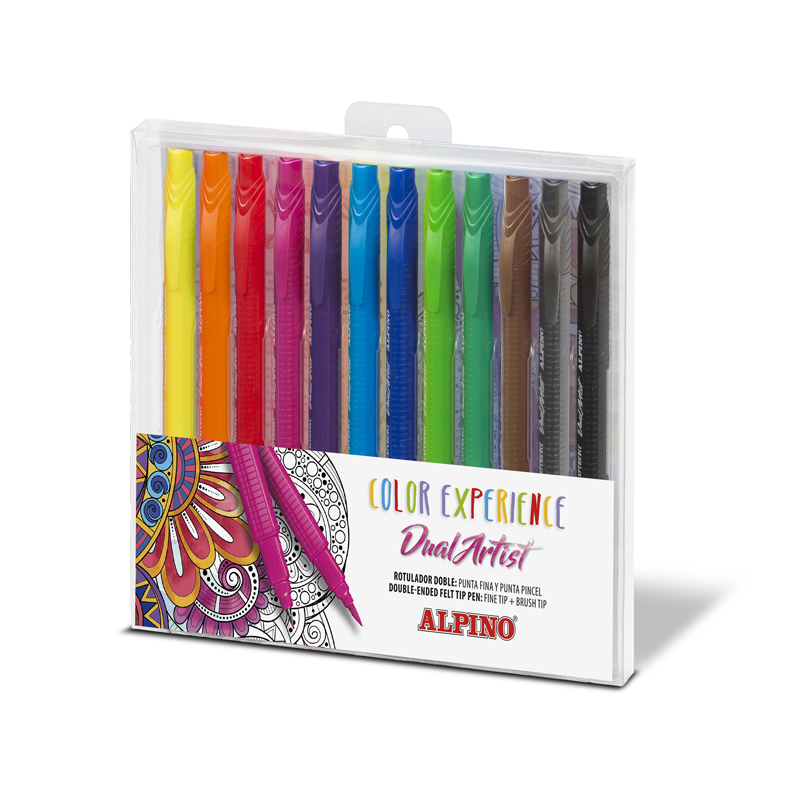 Rotuladores Carioca Brush punta pincel 20 colores