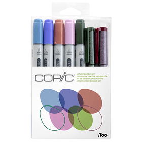 Marcador Copic Ciao Doodle Kit Naturaleza Set 7 Unid